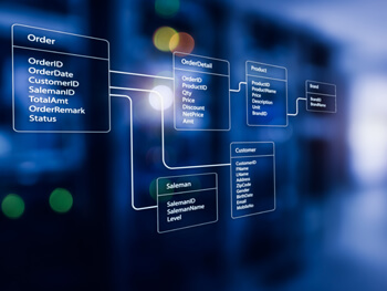 Stock image of a computer screen showing an electrical control system design